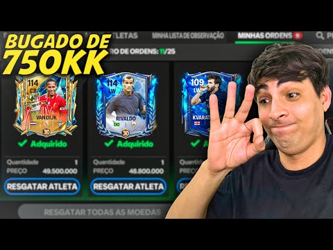 MONTEI UM  SUPER TIME BUGADO COM 750 MILHÕES