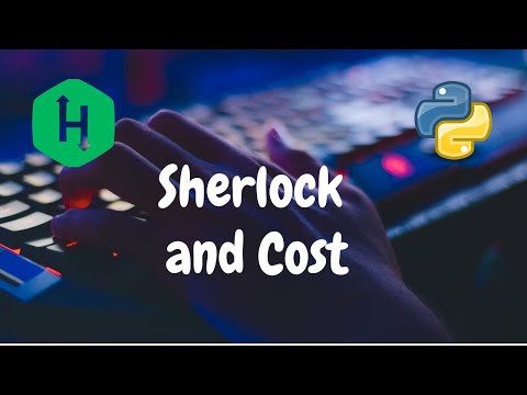 223 Sherlock And Cost Dynamic Programming Hackerrank Solution Python
