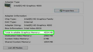 How to Increase Intel HD Graphics 3000 And More VRAM 1GB 2GB 3GB 4GB
