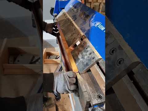 Wulst an Fensterbank drehen, kanten und einbauen. Dachdecker aus Colditz