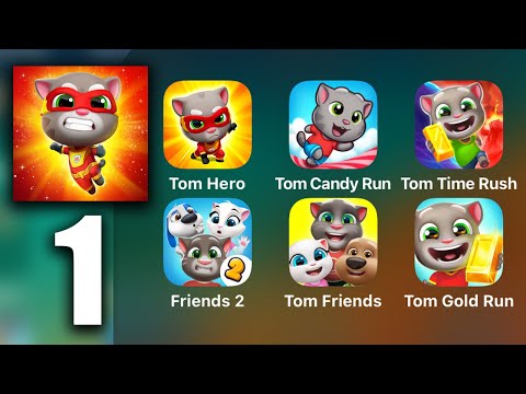 Talking Tom Hero Dash (Outfit7) Game Review, Gameplay & Walkthrough (iOS / Android) #1
