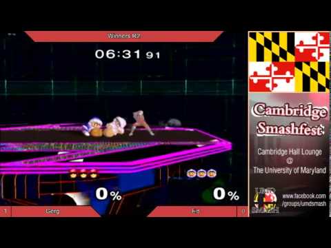 UMD Smashfest 2/14/14 - Gerg vs Ed Winners Semis