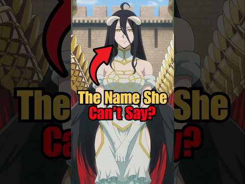 Why Albedo Fears Calling Ainz Momonga #overlord