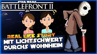 Mit Lichtschwert durchs Wohnheim!? // Real Life Story - Star Wars Battlefront II #112