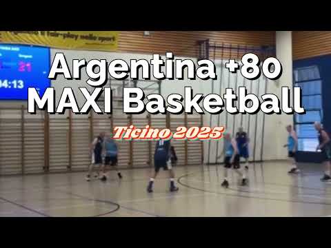Argentina vs Uruguay Basketball +80 | FIMBA World Championship Ticino 2025 Highlights Madero anota