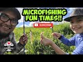 Video Thumbnail for Microfishing in a spillway #catchandrelease #panfishing #fishing