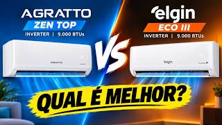 AGRATTO ZEN TOP vs ELGIN ECO III: Qual é o MELHOR AR-CONDICIONADO INVERTER 9000 BTUs?