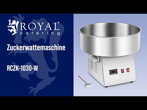 Video - Zuckerwattemaschine - 52 cm - Edelstahl - vibrationsgedämpft