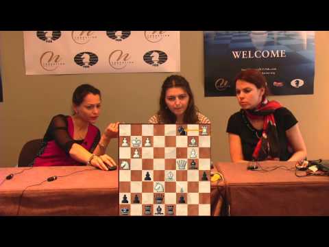 Press Conference Round 5: Bela Khotenashvili (GEO) - Alexandra Kosteniuk (RUS)