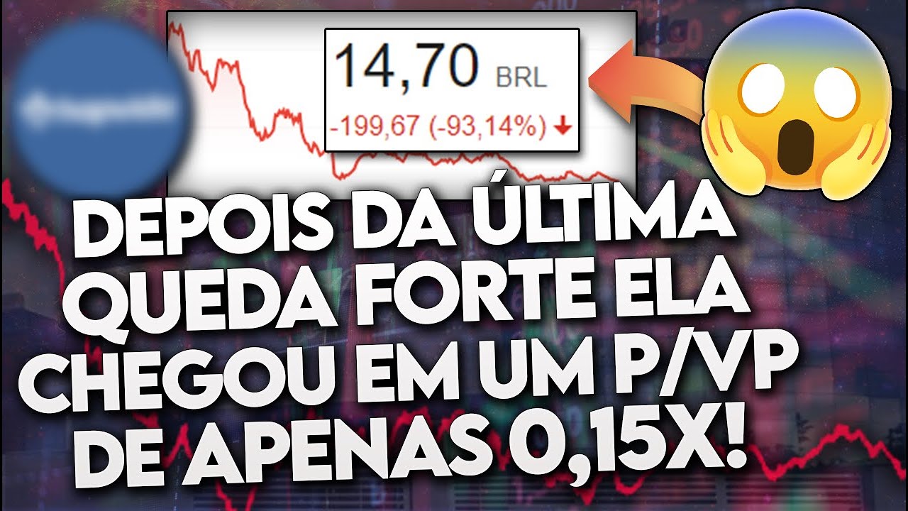 5 AÇÕES com o P/VP ABSURDAMENTE BAIXO! (Caíram DEMAIS e hoje VALEM NADA!) - TOP 5
