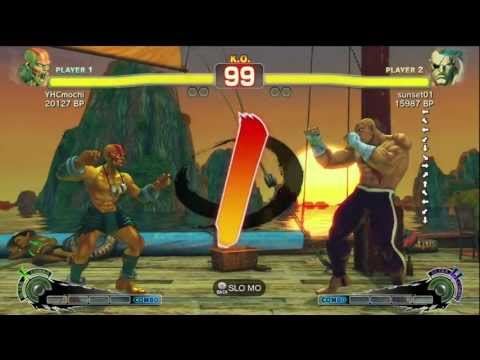 YHCmochi [Dhalsim] vs sunset01 [Sagat] SSF4 Japanese Online Ranked Matches - TRUE HIGH-DEF
