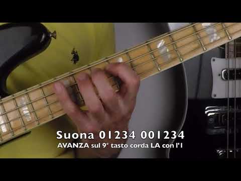 CORSO DI BASSO NEW - Base lezione 8 CORDA LA per esercitarsi