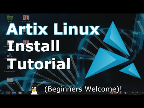 Artix Linux Install Tutorial (with RUNIT) | Linux Beginners Guide Video
