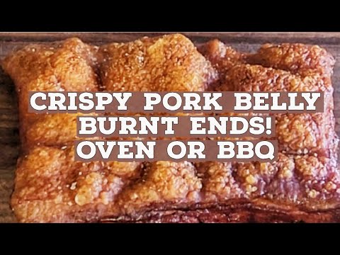 The BEST Crispy Pork Belly! My signature Crispy pork belly burnt ends😱