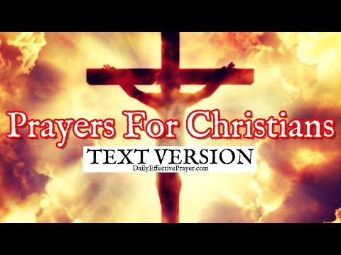 Prayers For Christians (Text Version - No Sound) Video