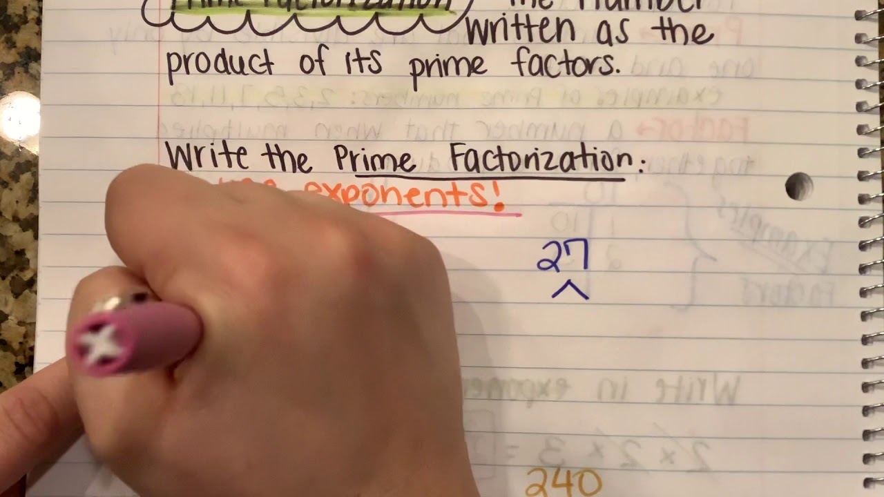 Go Math Grade 6 Module 9.2 Prime Factorization