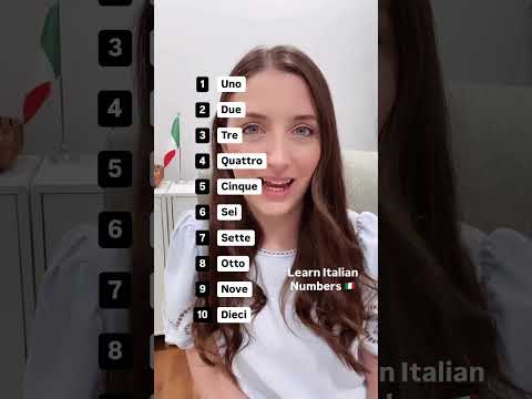Learn Italian numbers #italy #italiaonline #italianlanguage