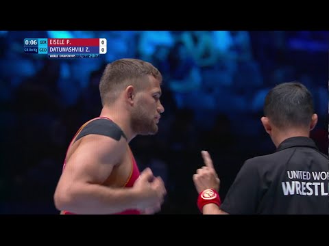 BRONZE GR - 80 kg: P. EISELE (GER) df. Z. DATUNASHVILI (GEO) by VFA, 5-2
