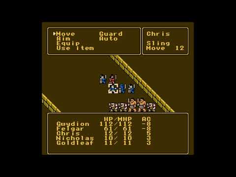 Let's Play Pool of Radiance (NES Prototype) Part 2: Sokal Keep