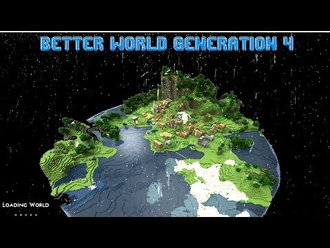 EPIC Minecraft Better World Generation 4.0 - NEW 1.7.2 Update!