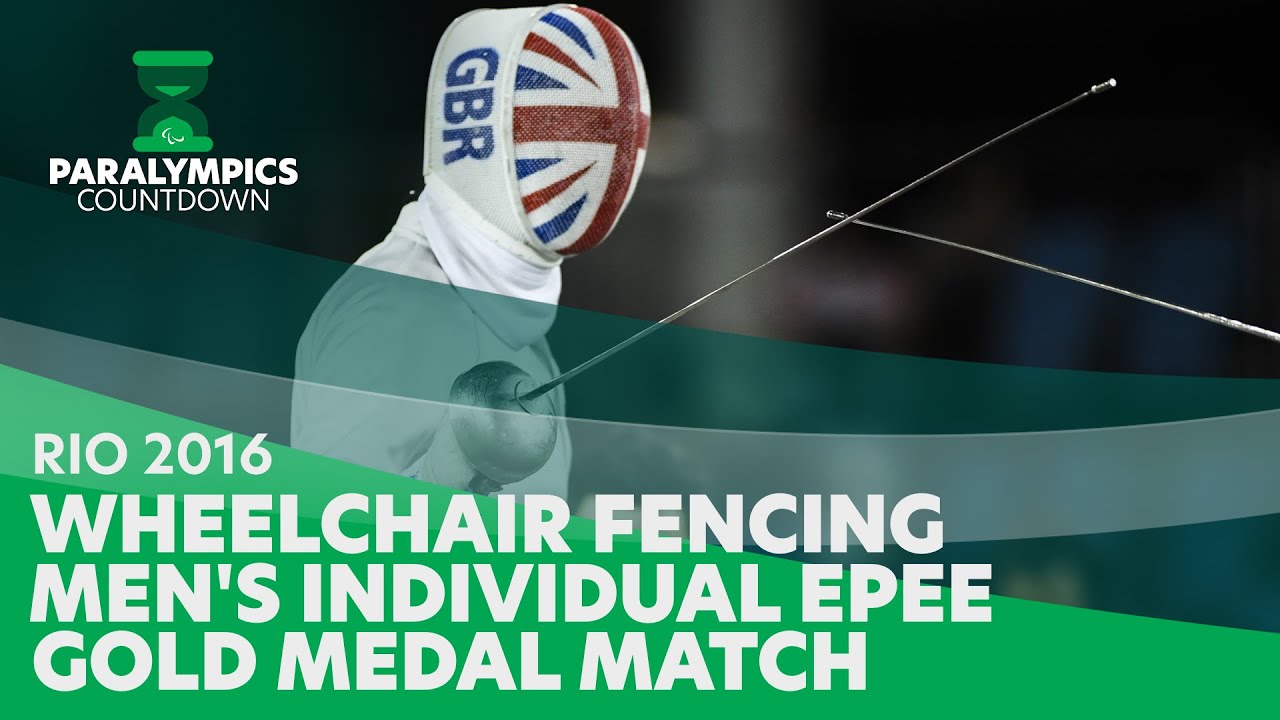 #ParalympicsCountdown⏳| Rio 2016: Wheelchair Fencing - Men's Individual Epee - Gold Medal Match