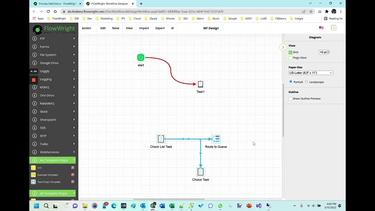 Introduction to the FlowWright Process Designer
