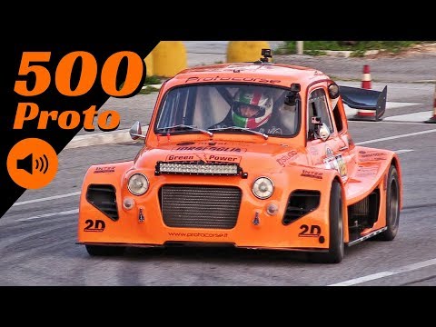 CRAZY Fiat 500 "Little Orange Monster" by ProtoCorse - 180hp Suzuki Motorbike Engine!