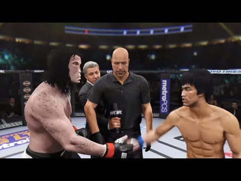 Alpha Vampire vs. Bruce Lee (EA sports UFC 2) - Crazy UFC 👊🤪