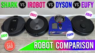 Shark IQ vs Roomba j7 vs Dyson 360 vs eufy L60 Robot Vacuum 