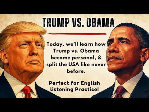 Trump vs. Obama || Learn English Through Story || Graded Reader || English Listening Practice ✅