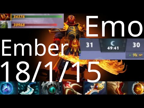 Emo Ember Spirit vs Doom, Tiny, Lina - VG vs IG g1 Ti10 dota2