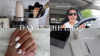 *rebrand* DAY IN THE LIFE (protein goals, at home nails, summer haul)