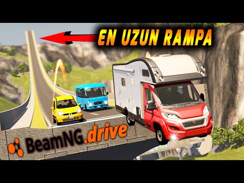 EN UZUN RAMPADAN ATLADIM , TİCARİ ARABALARA TUZAK KURDUM // BeamNG.drive #2