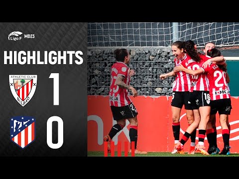 Imagen de portada del video HIGHLIGHTS | Athletic Club 1-0 Atlético de Madrid | Liga F 2023-24 MD23