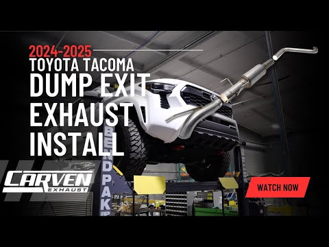 2024+ Toyota Tacoma Carven Exhaust Dump Exit Exhaust Kit #tacoma #exhaust