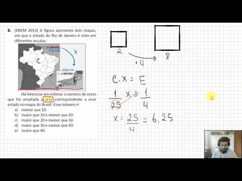 ENEM 2013 - Escalas do Mapas do Rio de Janeiro