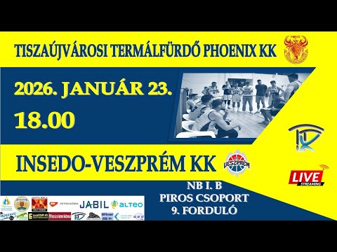 Tiszaújvárosi Termálfürdő Phoenix KK - Insedo Veszprém KK