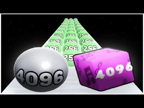 Number Ball 3D - Merge Games Vs Happy Cubes - 2048