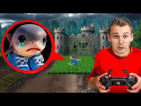 Dron capta a Tralalerito Tralala - La Tiburoncita Tralalelo Tralala Perdió a su Mamá