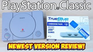 New True Blue Mini Overdose 128gb PlayStation Classic Hack Plug & Play USB Drive!