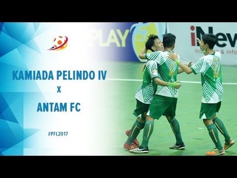 Kamiada Pelindo IV (1) vs (6) Antam FC Jakarta - Pro Futsal League 2017