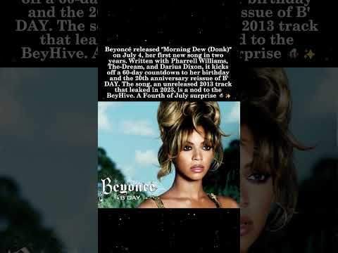 Beyonc&eacute; Drops 'Morning Dew Donk' &mdash; Her First New Song in Two Years 🎤💥 #Beyonc&eacute;