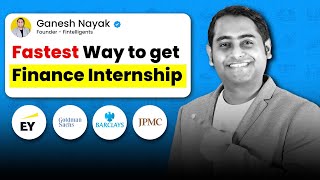 How to Get Your First Finance Internship | Step-by-Step Guide (2025)