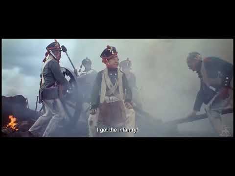 Battle of Borodino from Soviet Oscar-winning film "War and Peace" 1967 directed by Sergei Bondarchuk