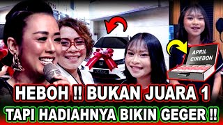 Download lagu Geger || Mae Soimah & Buk Harsiwi Kasih Hadiah Sebanyak ini ke April Cirebon, Usai Raih Juara 3 DA7! mp3