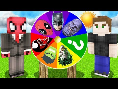 SÜPER KAHRAMAN ÇARK ÇEVİRME OYNADIK! 😱 - Minecraft