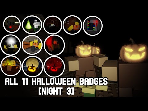 Residence Massacre - ALL 11 HALLOWEEN BADGES [NIGHT 3]