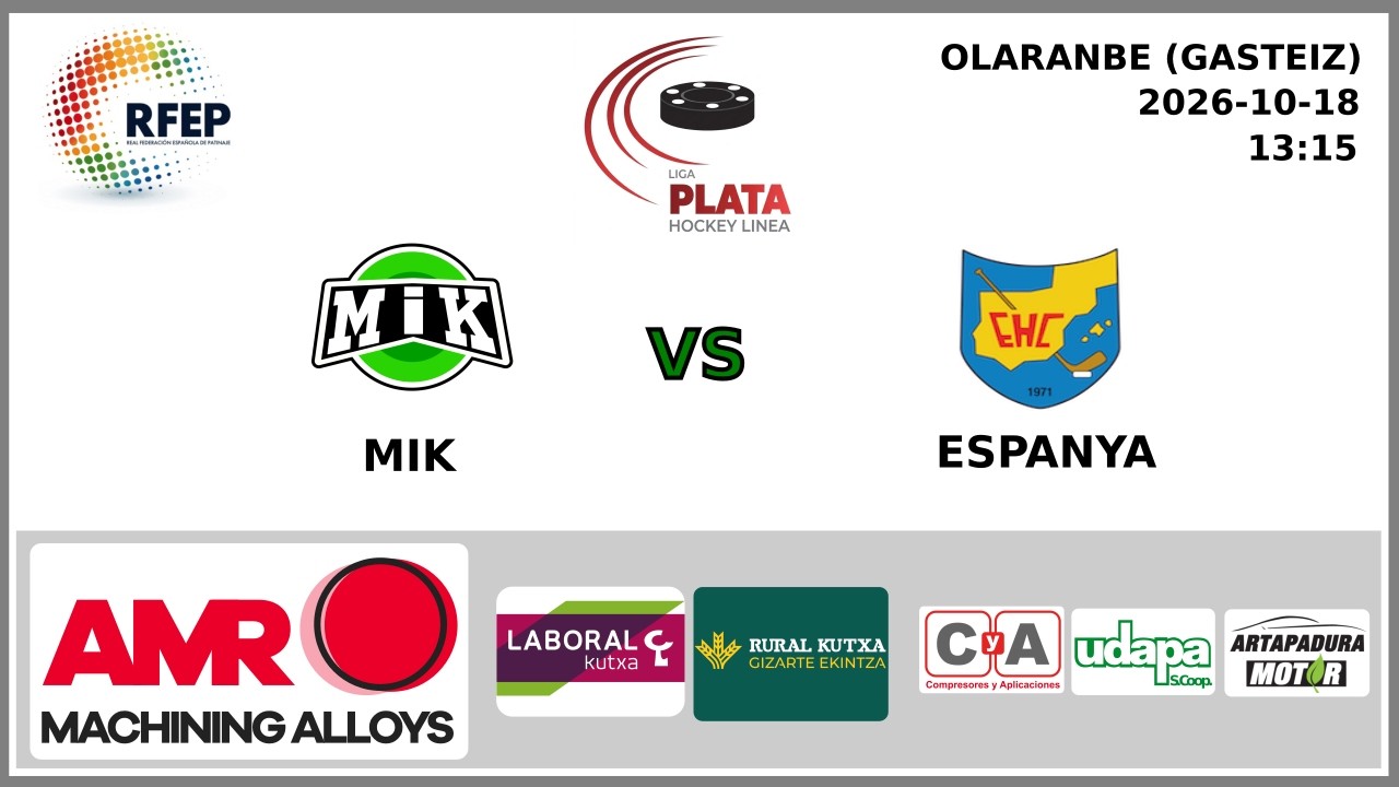 MIK KIROL KLUBA vs ESPANYA HOQUEI CLUB
