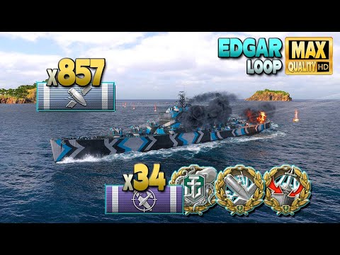 Super-cruiser Edgar: From "noob" to hero - World of Warships