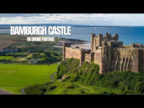 Bamburgh Castle 4K Drone Footage